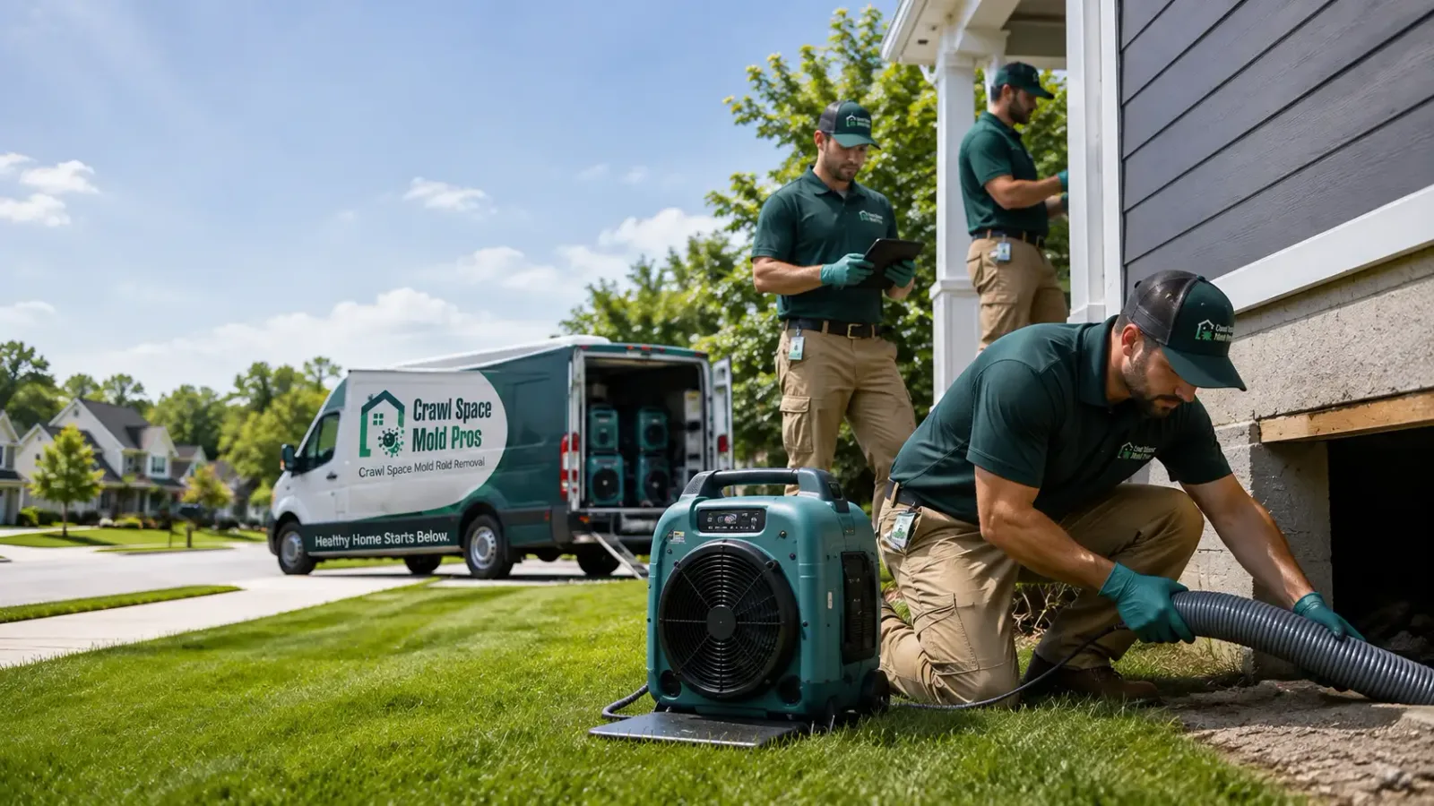 Crawl Space Mold Removal in Naches, WA